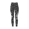 Music Notes Black Women's High-Waisted Leggings