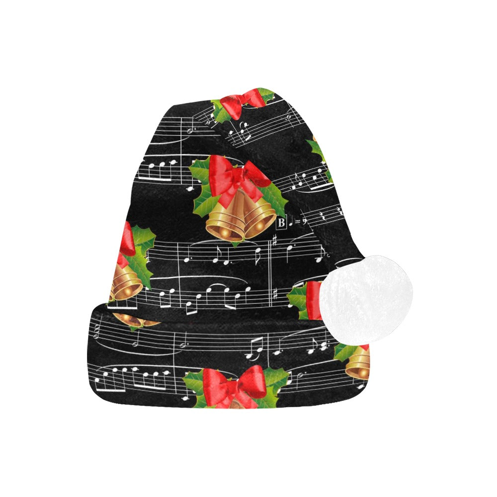 Music Christmas Bells Santa Hat