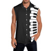 Piano Keys Men's Sleeveless Shirt