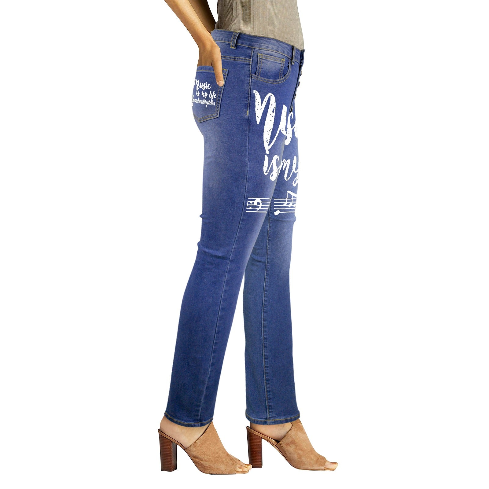 Music Is My Life Women's Jeans