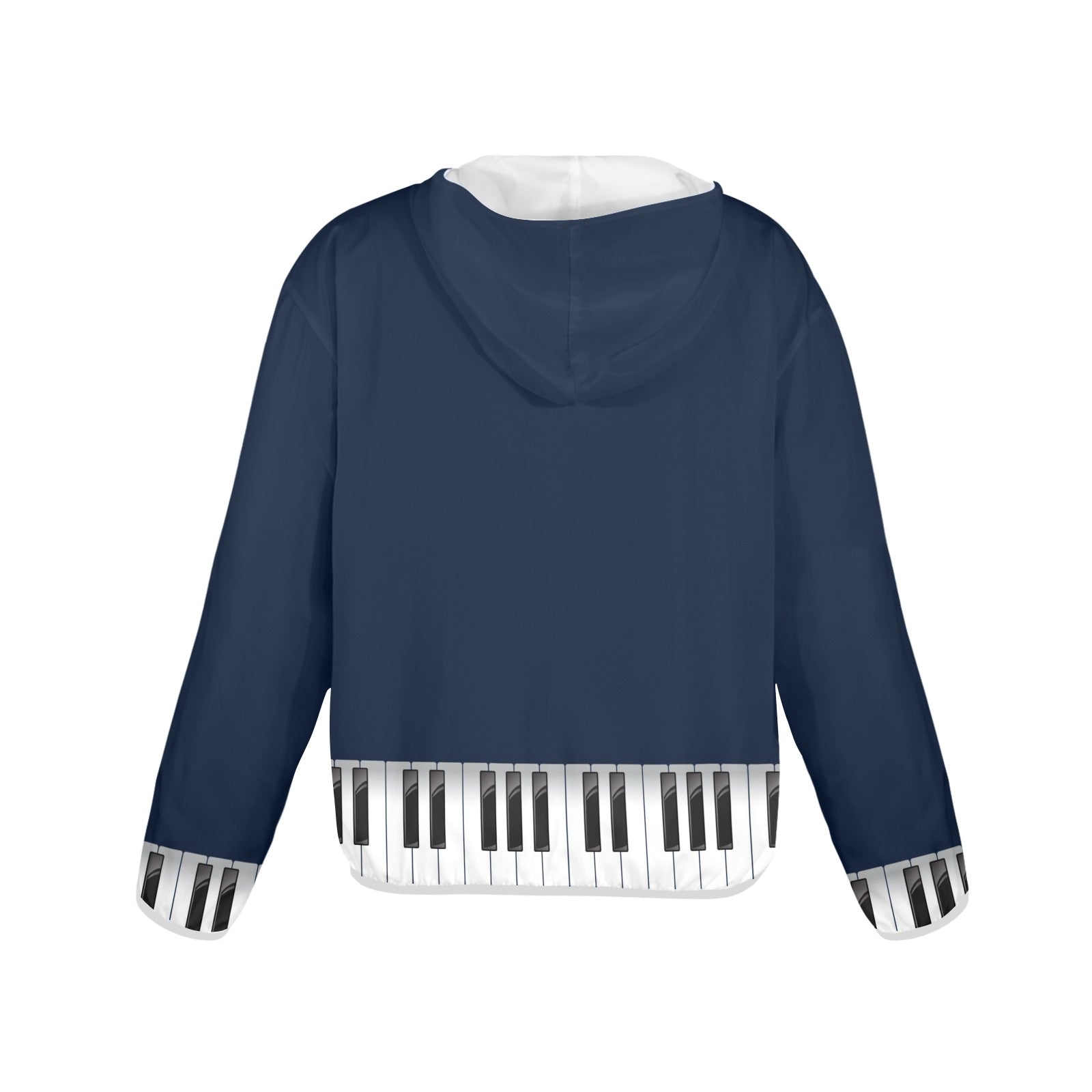 Piano Keys Women's Windbreaker