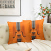 Violin Peach Skin Pillowcase Set 18"x18"