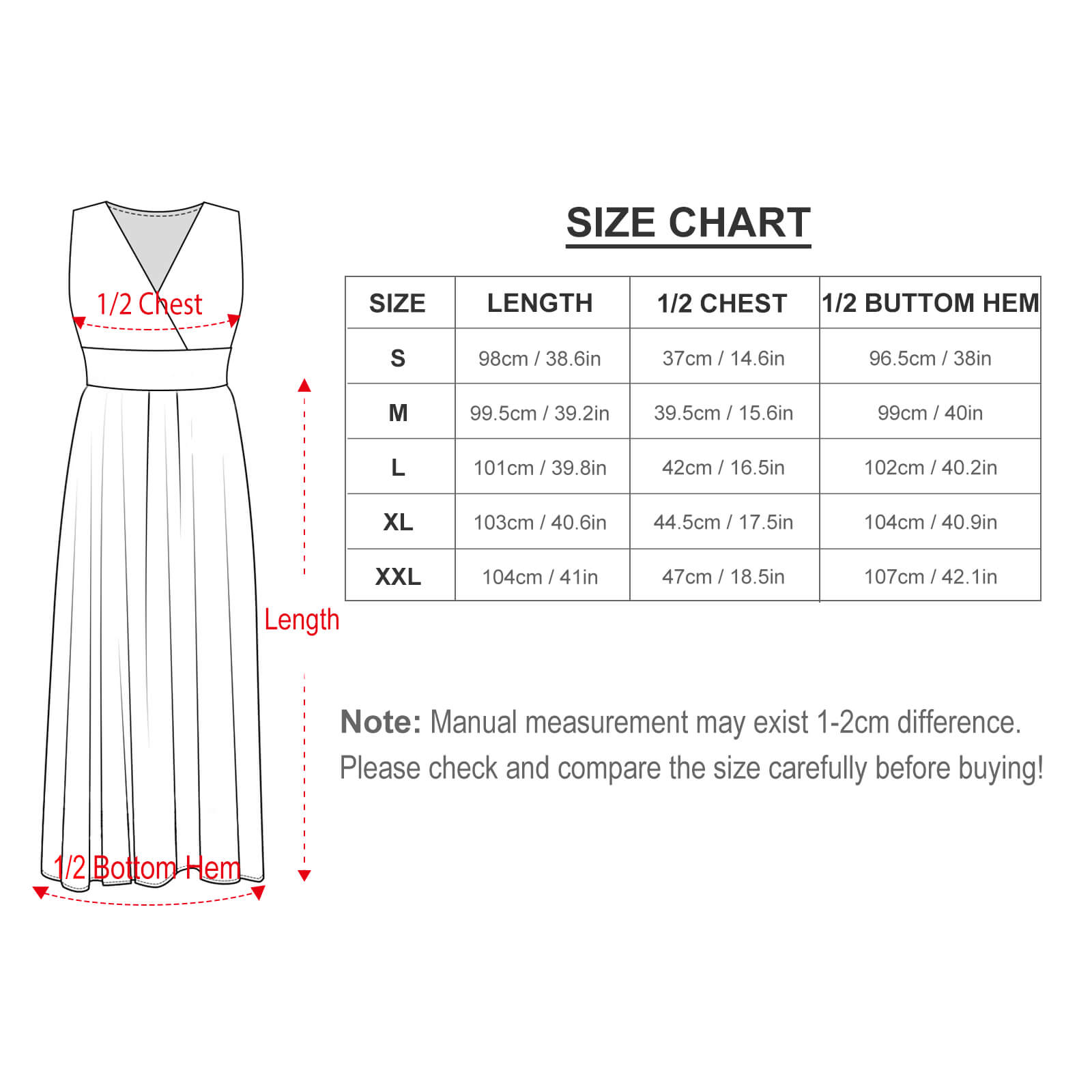 Music Notes White Sleeveless Long Dress