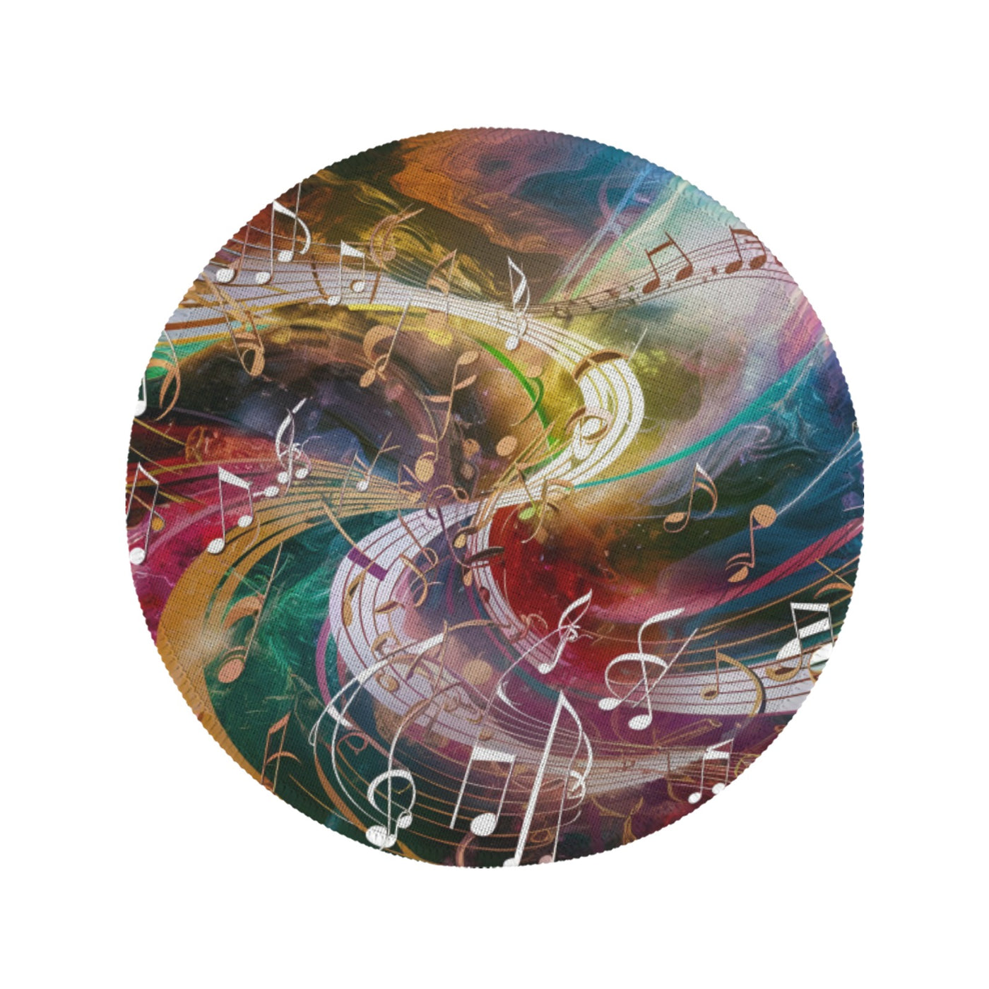 [USA Only] Artistic Music Round Placemat