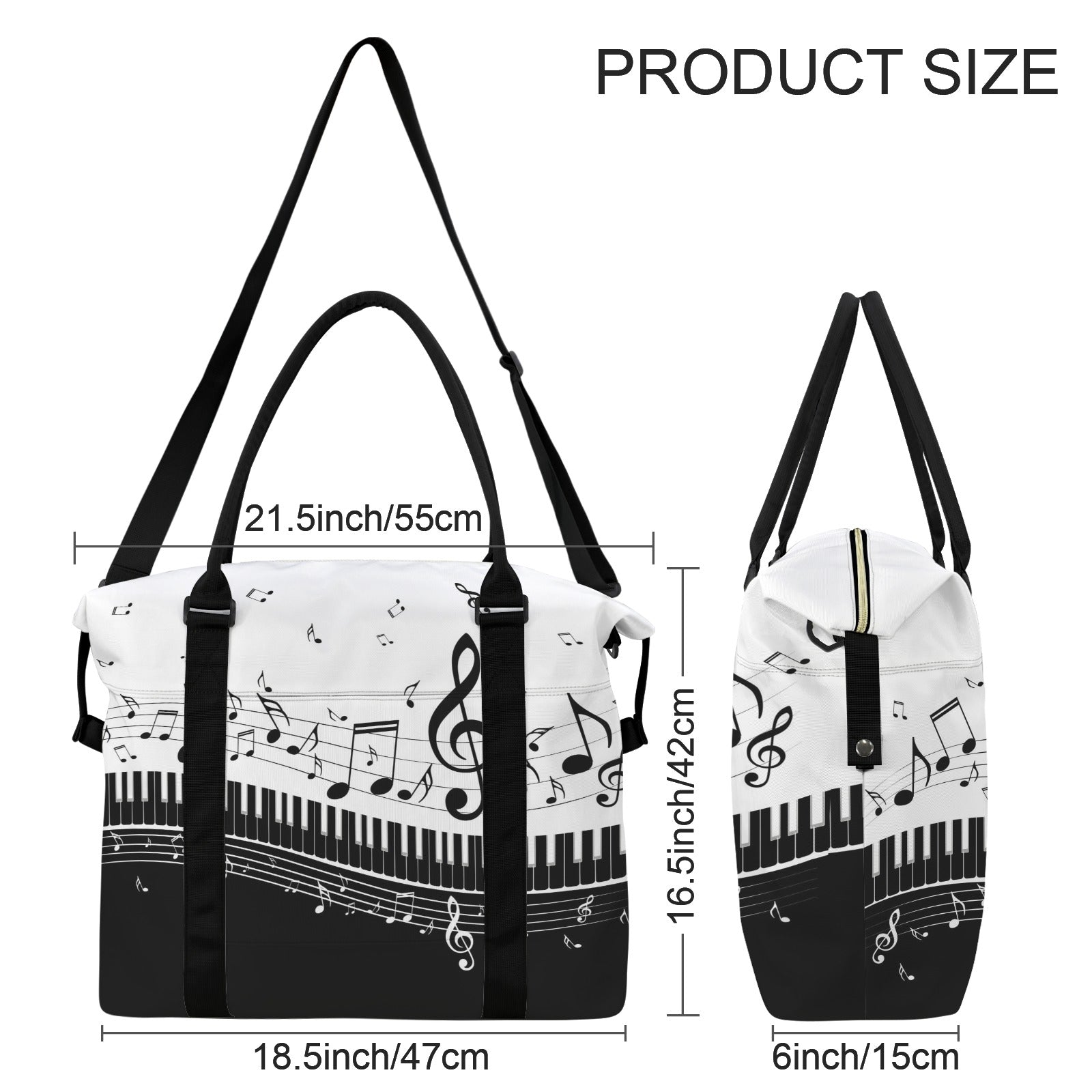 Piano & Music Large Travel Bag