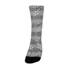 Gray Music Scores Women's Socks