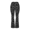 Music Wave Crossover High Waist Flare Leggings