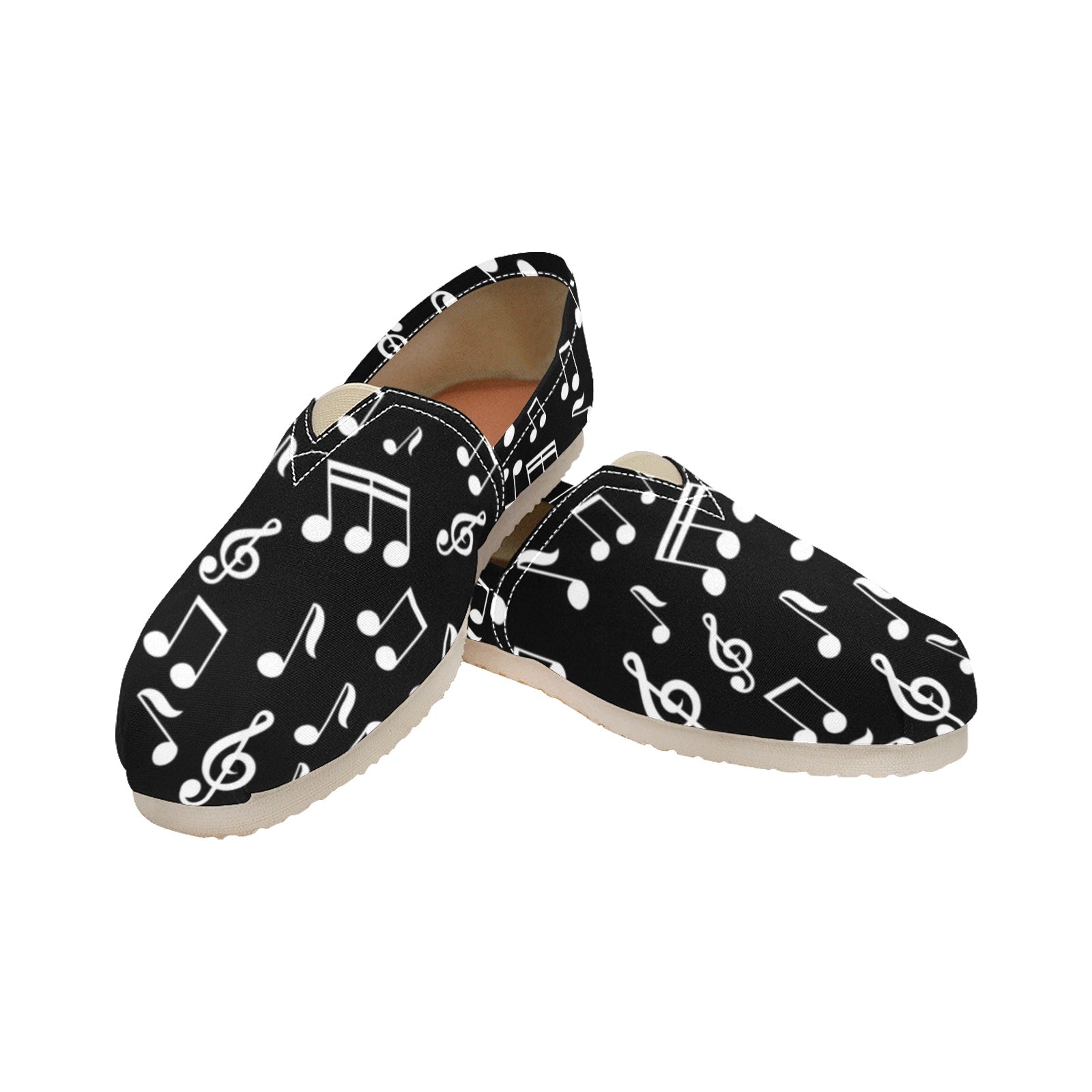 Classic Music Women's Canvas Slip-On Shoes