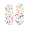 Rainbow Music Notes Women's Cotton Slippers