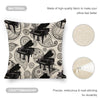 Love Piano Linen Pillowcase (Set of 4)