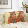 Artistic Violin Peach Skin Pillowcase Set 18"x18"