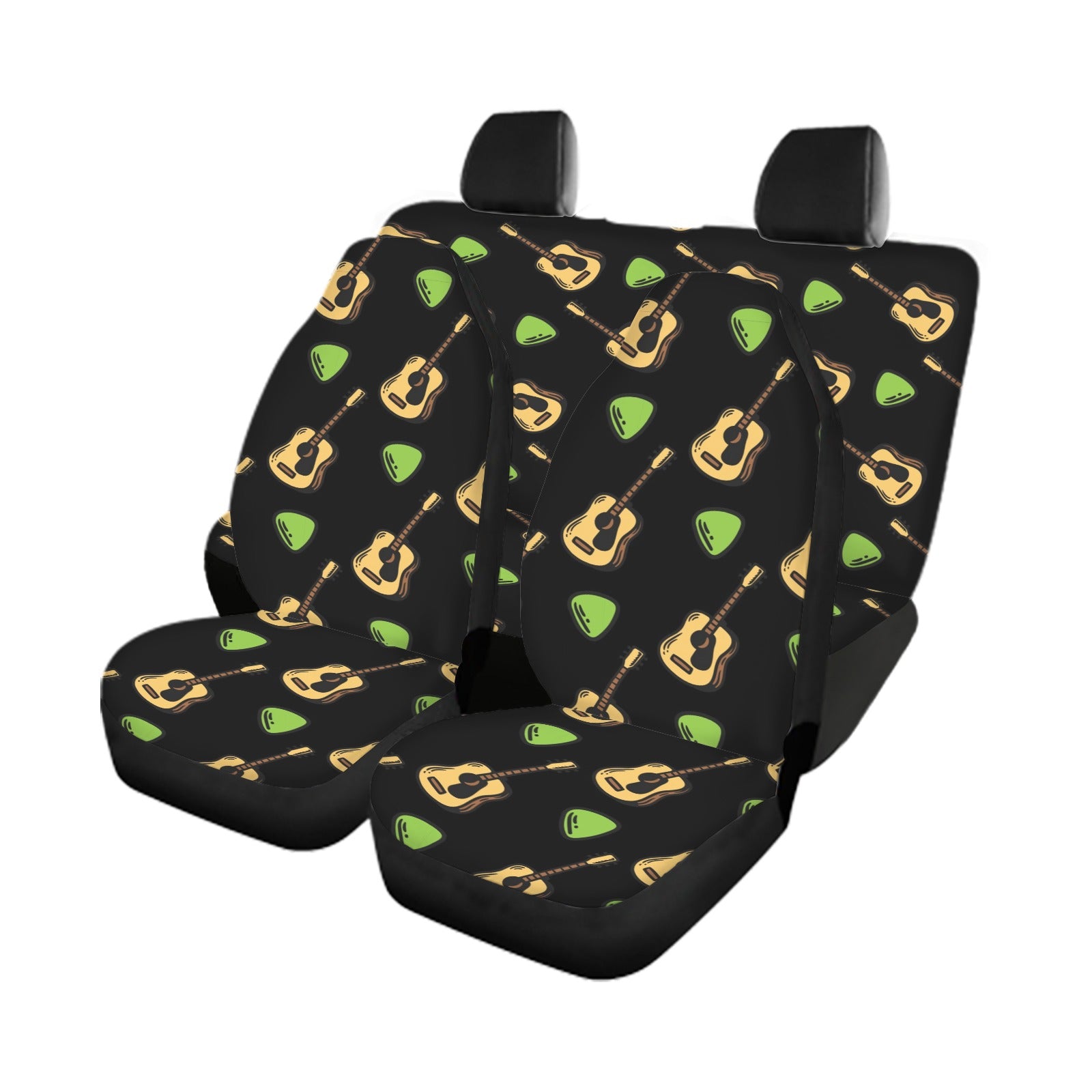 Guitar Holiday Car Seat Cover (Full Set)