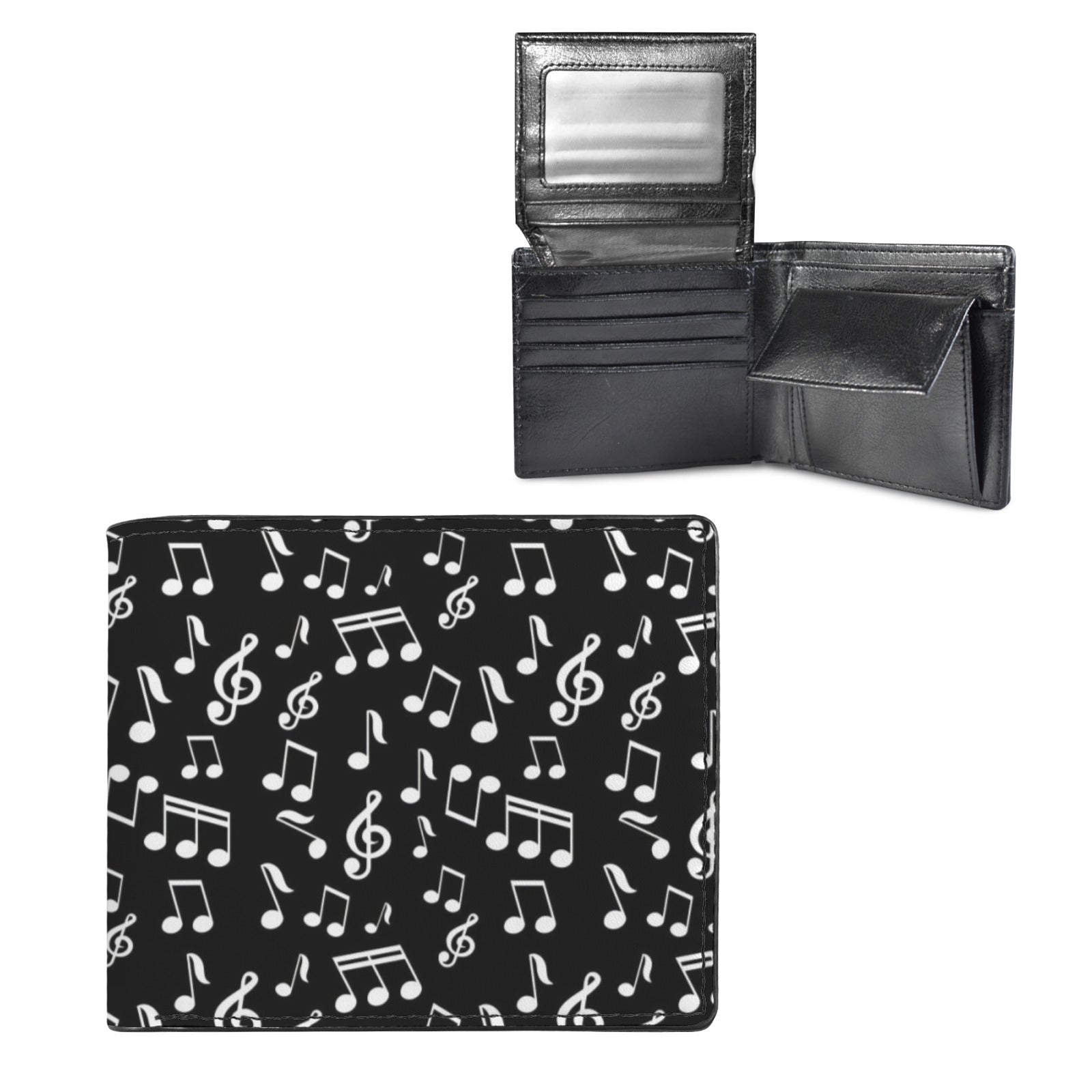 Classical Music Men's Bifold Wallet (Photo Slot)
