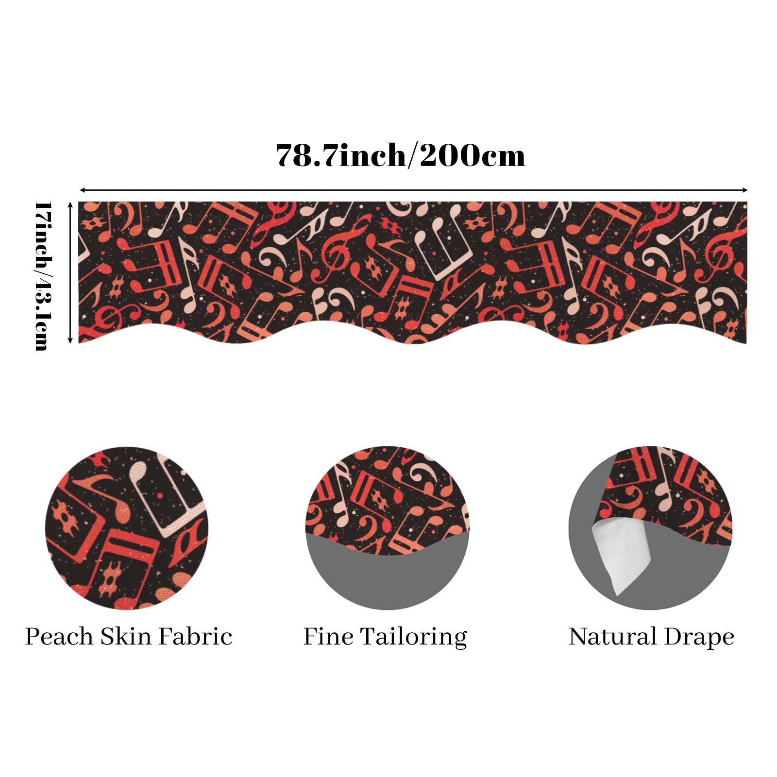 [USA Only] Music Festival Fireplace Mantel Scarf