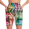 Summer Music Pocket Yoga Shorts