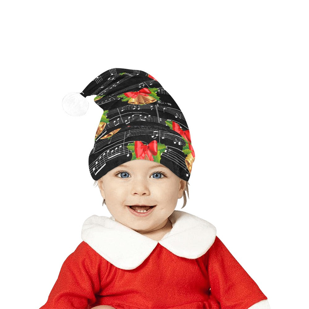 Music Christmas Bells Santa Hat
