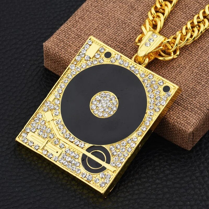 DJ Phonograph Big Necklace - Artistic Pod