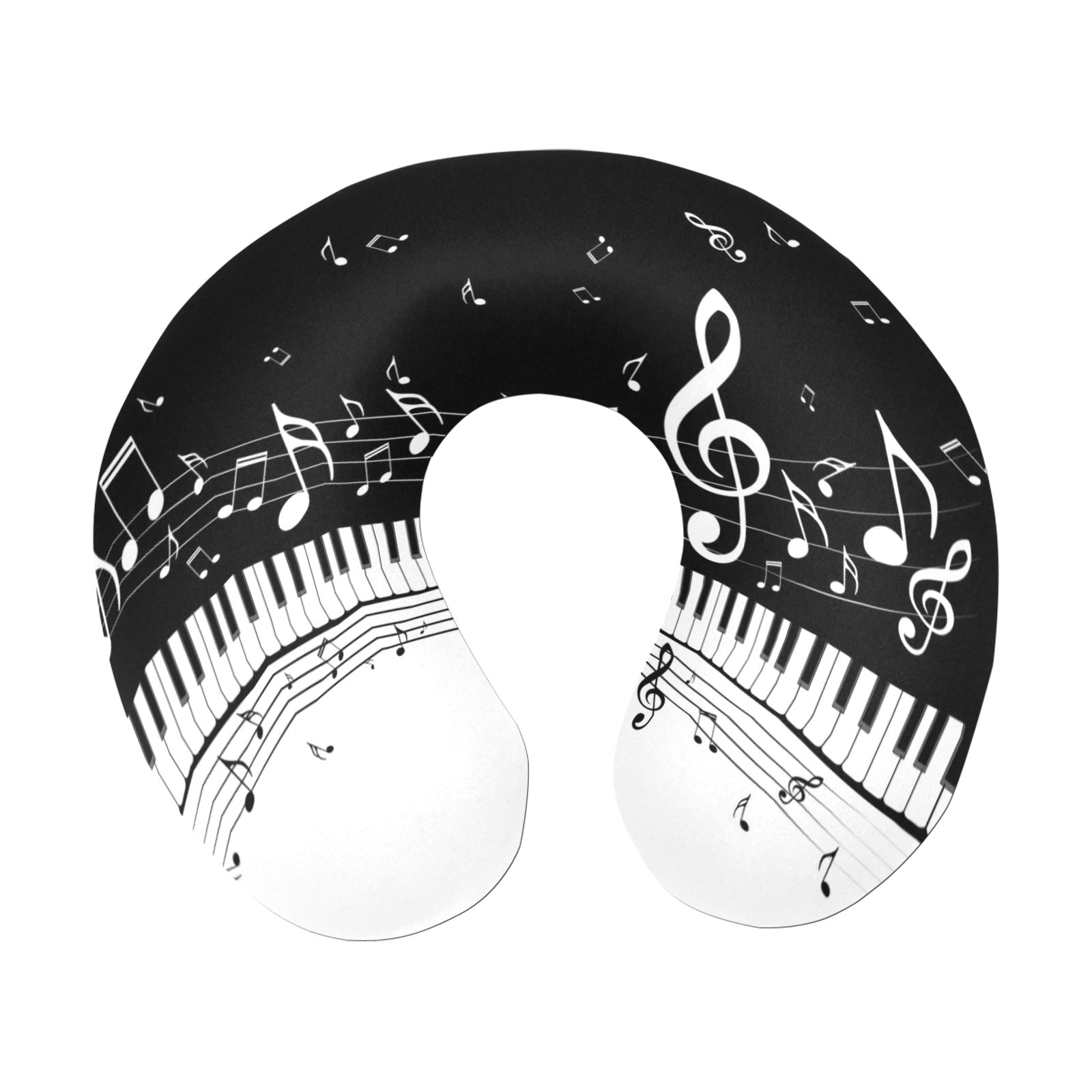 Classic Piano U-Shaped Travel Neck Pillow
