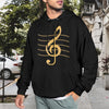 [USA Only] Big Treble Clef Men's Hoodie