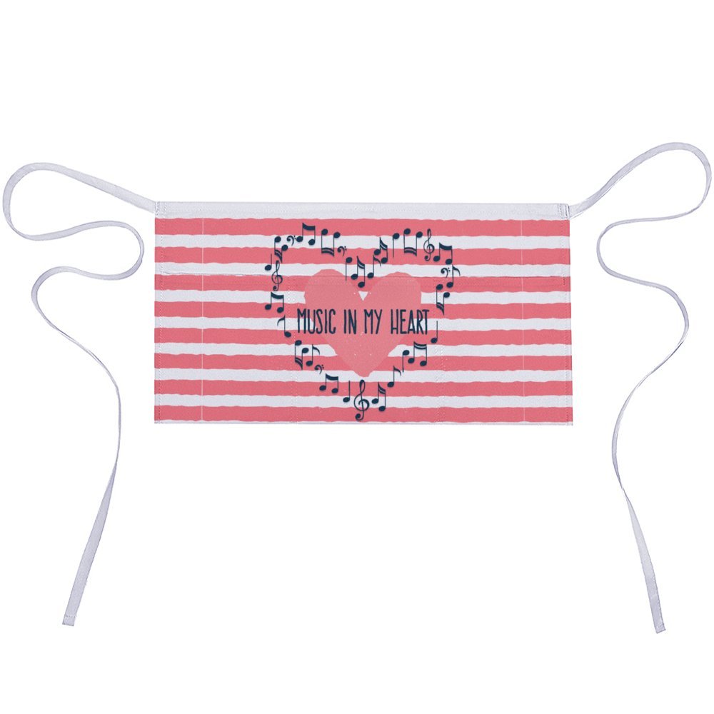 Music In My Heart Half Apron