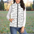 Music White Women's Padded Vest