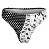 Music Cute Dots Pattern Women's Cotton Underwear