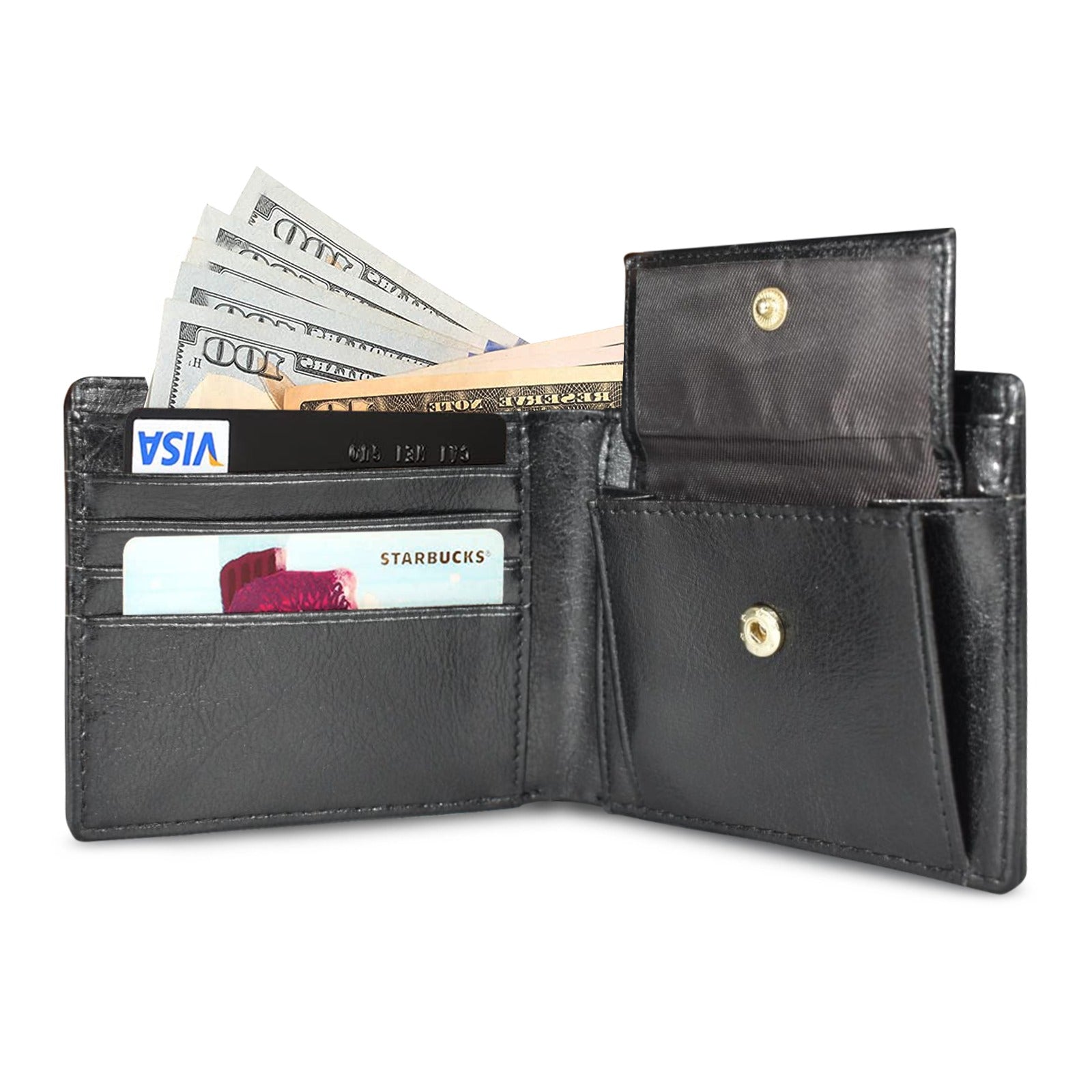 Music Dark Men's Bifold Wallet