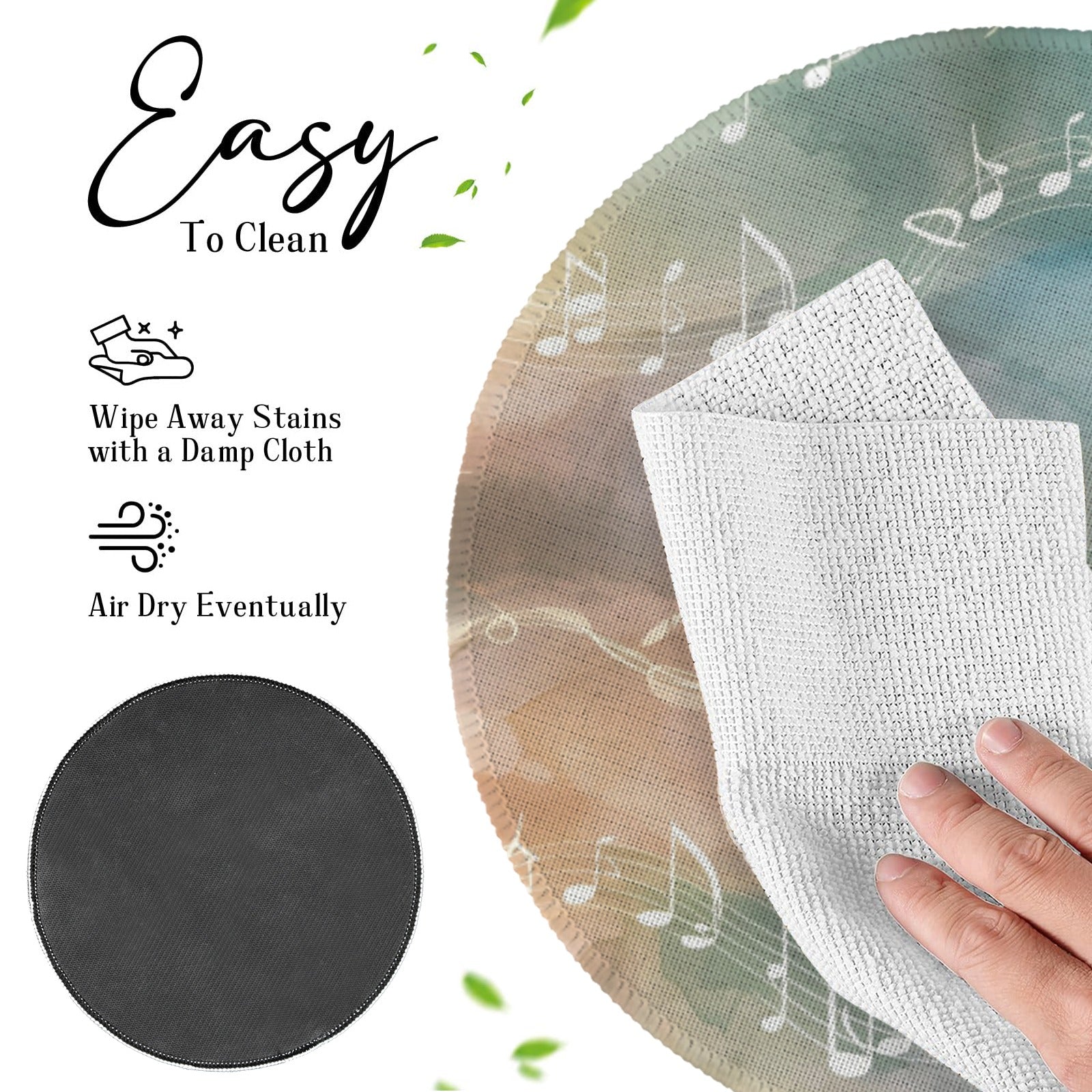 [USA Only] Music Illusion Round Placemat