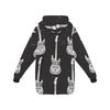 Rock Guitar Women's Blanket Hoodie