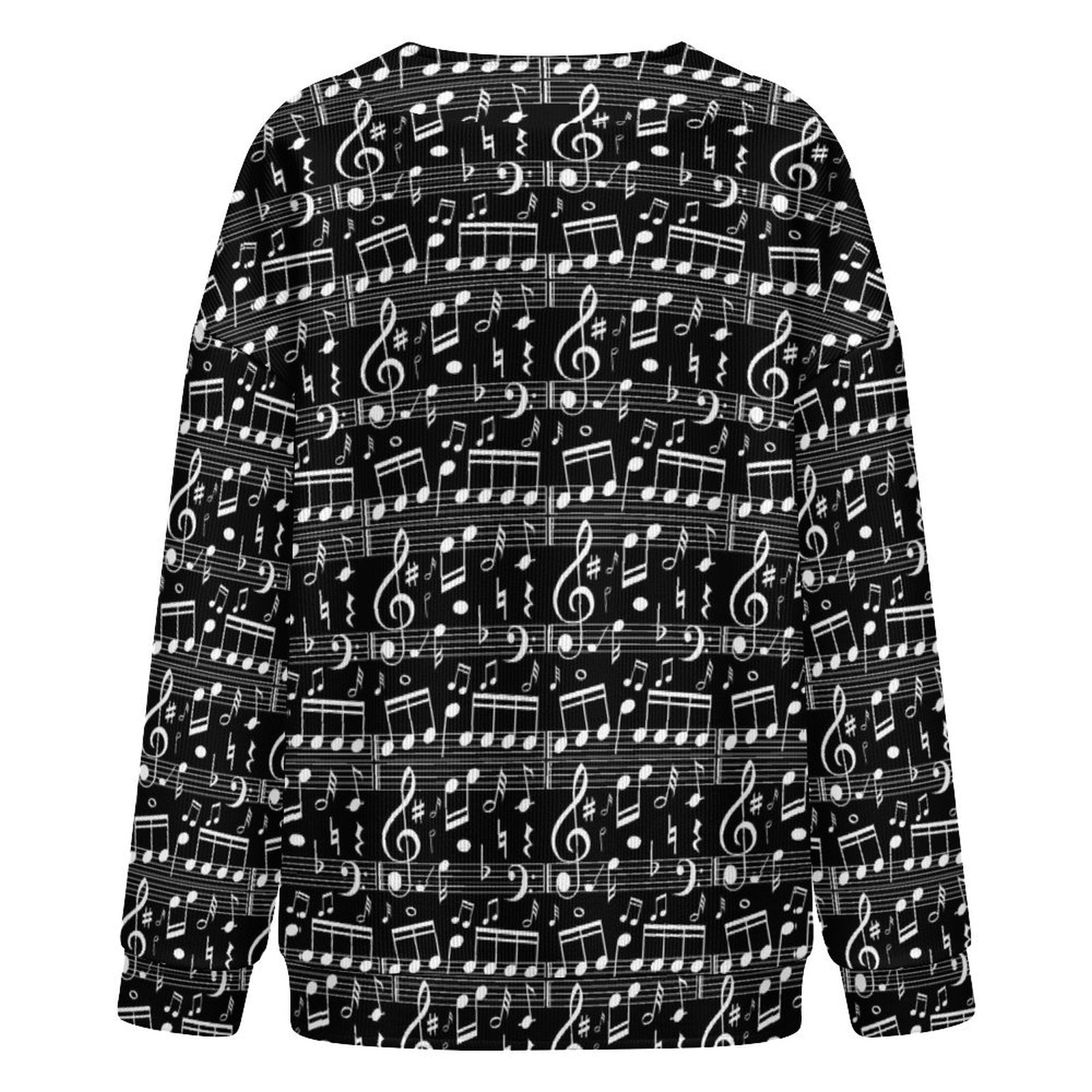 Music Scores Women's Drop Shoulder Cardigan