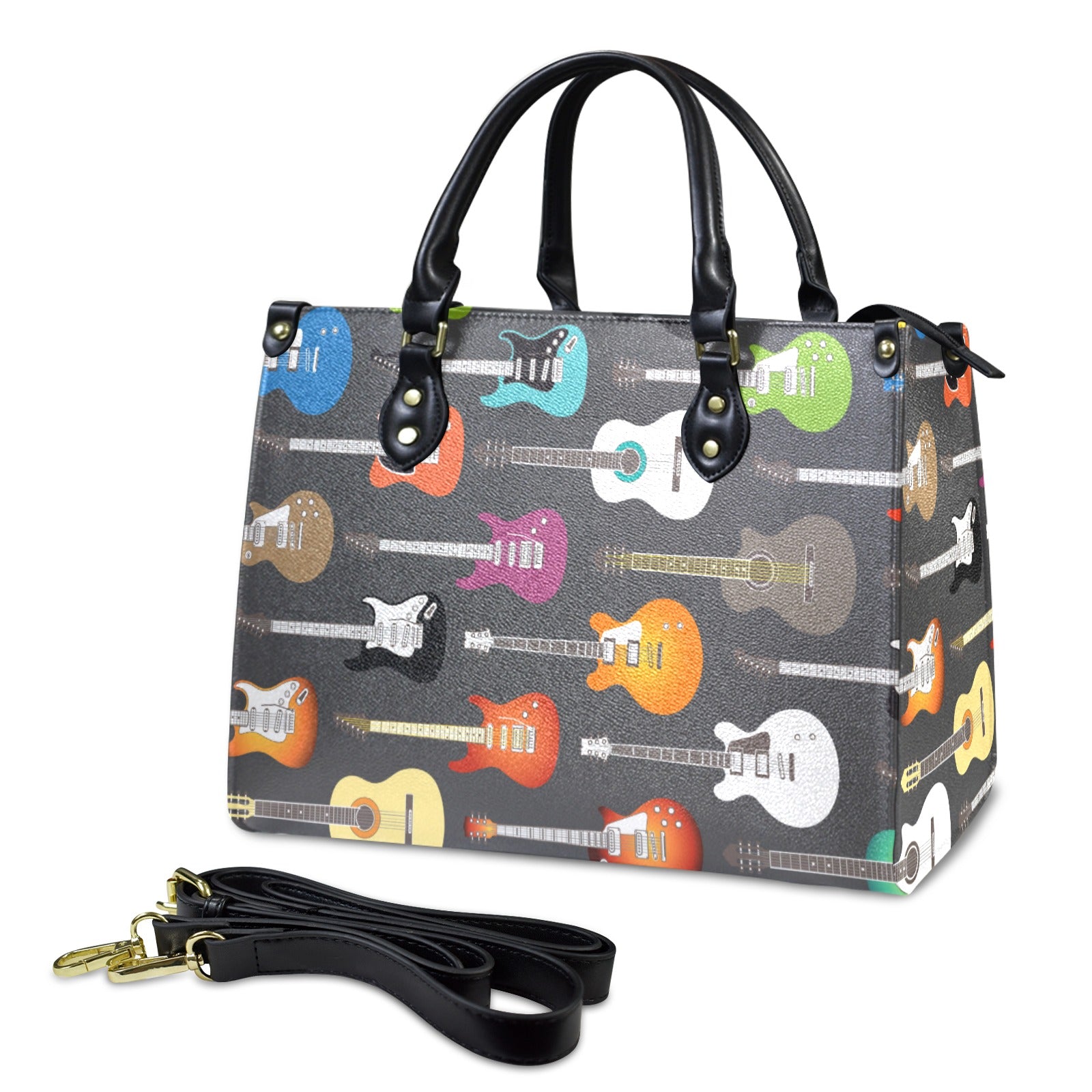 Guitar Pattern Women's Handbag