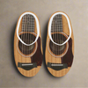 Guitar Men's Non-Slip Cotton Slippers