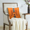 Violin Peach Skin Pillowcase Set 18"x18"