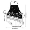 Piano Keys & Music Notes Apron
