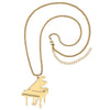 Grand Piano Stainless Steel Necklace