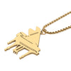 Grand Piano Stainless Steel Necklace