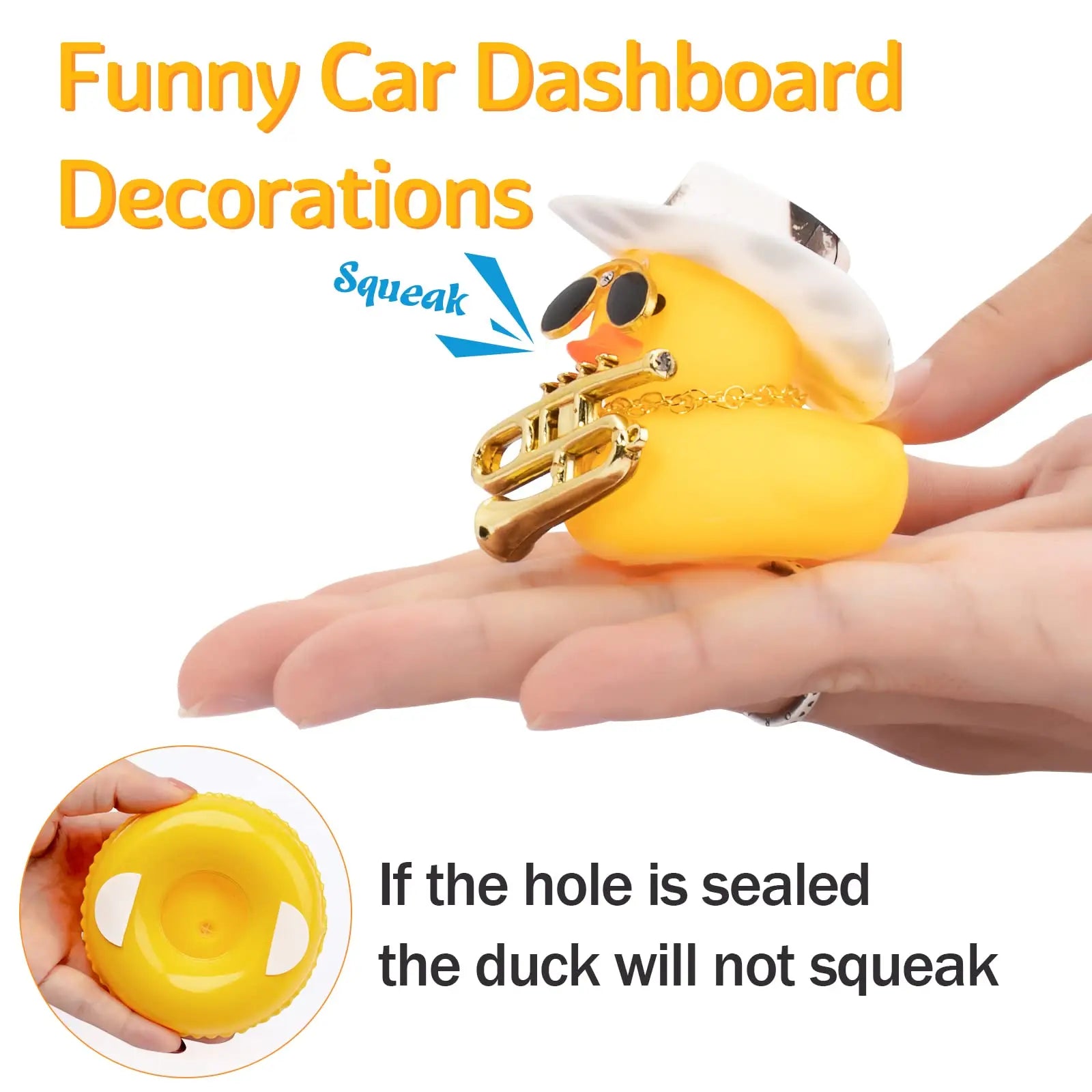 DIY Musician Duck Playing Instruments Ornament