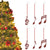 Red Music Note Christmas Tree Hanging Decoration