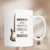 Guitar Universal Language Mug