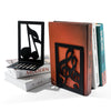 Music Notes Metal Bookend Set