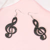 Music Treble Clef Acrylic Earrings