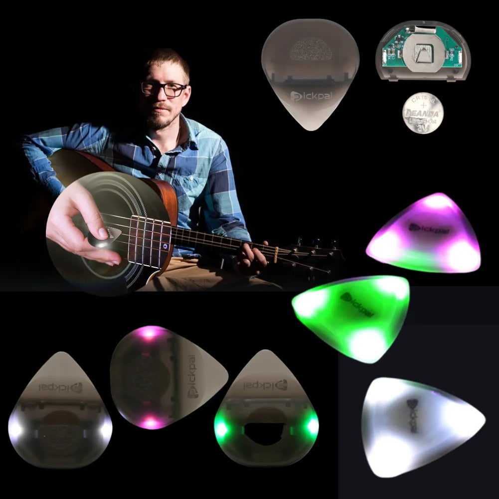 Touch Glowing LED Guitar Pick