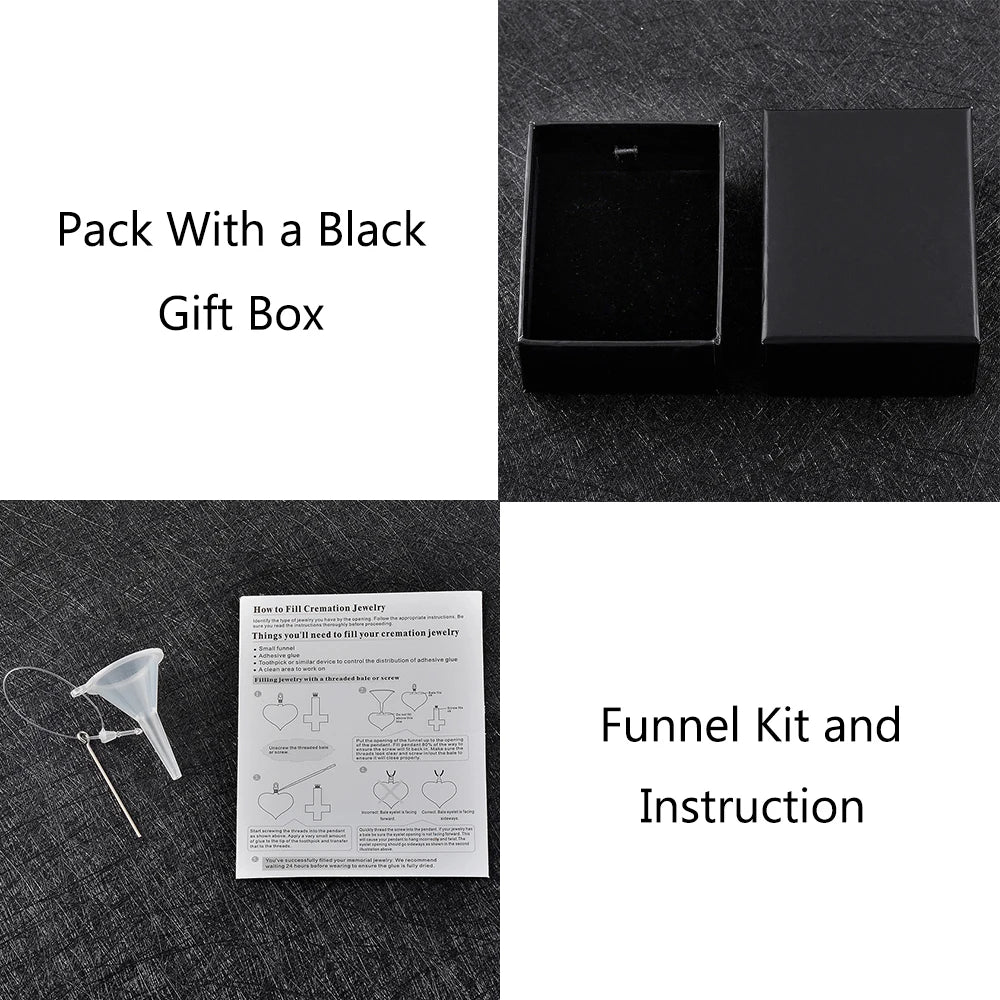 Remember Me Guitar Pendant Cremation Necklace