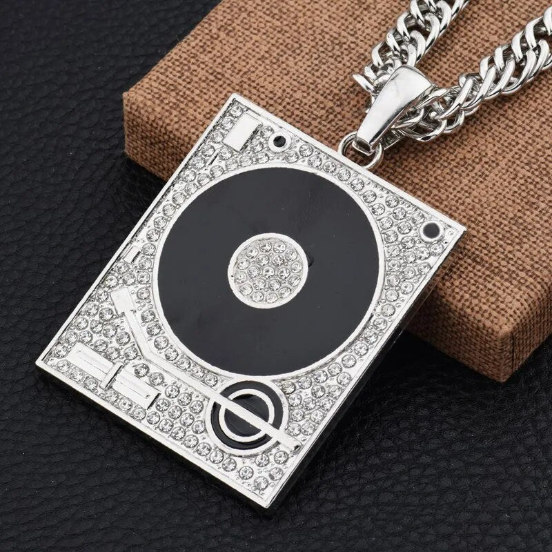 DJ Phonograph Big Necklace - Artistic Pod