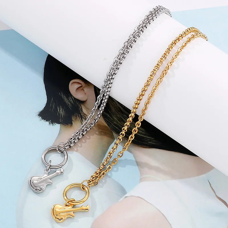 Double Chain Guitar Bracelet