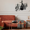 Guitar & Saxophone Music Metal Wall Decoration