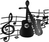 Guitar & Saxophone Music Metal Wall Decoration