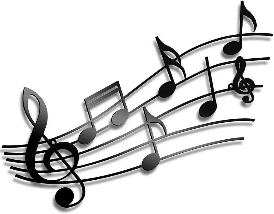 Music Scores Metal Wall Art Decor