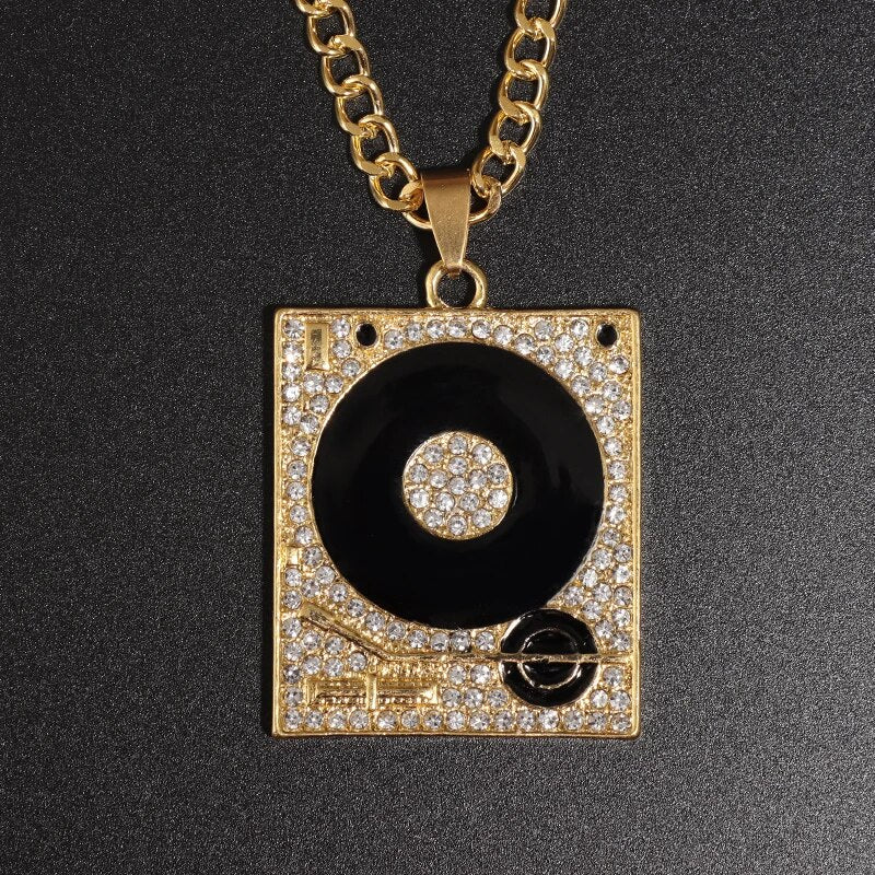 DJ Phonograph Big Necklace - Artistic Pod