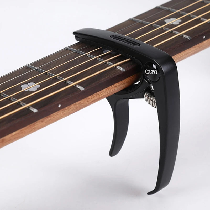 Wood/Metal Guitar Pick Holder Capo